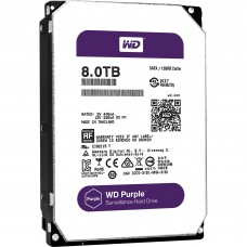 Жесткий диск для видеонаблюдения HDD 8Tb Western Digital Purple WD80PURZ SATA 6Gb/s 64Mb 3,5''