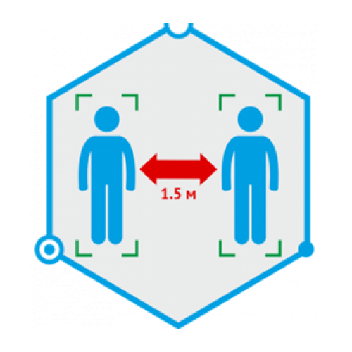 ПО TRASSIR Social Distance Detector