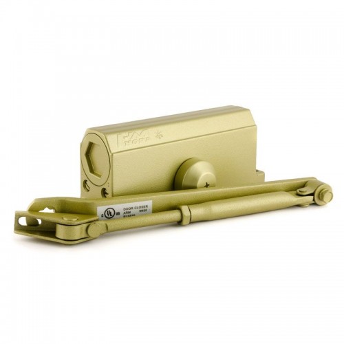 Доводчик дверной НОРА-М 3S с малым рычагом, золото