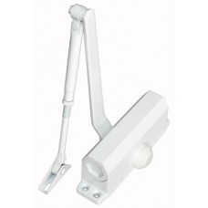 ST-DC004-WT Доводчик двери c тягой EN 4, 60 - 85 кг, 1100 мм, 2-х скор., WT - белый