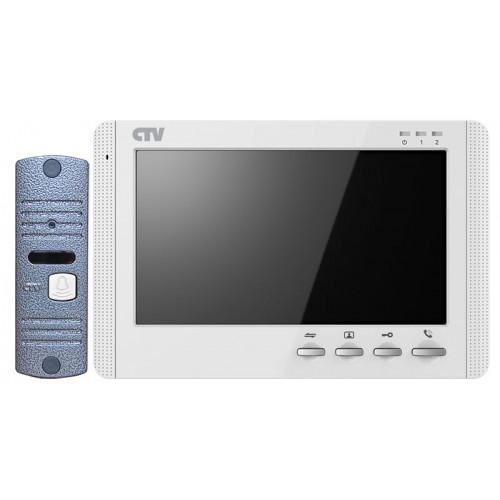 Комплект видеодомофона CTV-DP1704MD, белый
