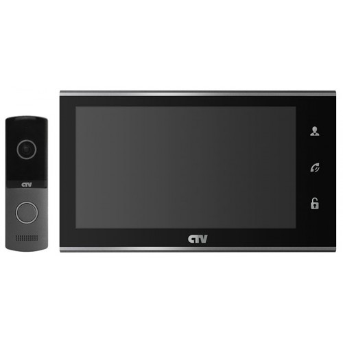 Комплект видеодомофона CTV-DP2702MD, черный