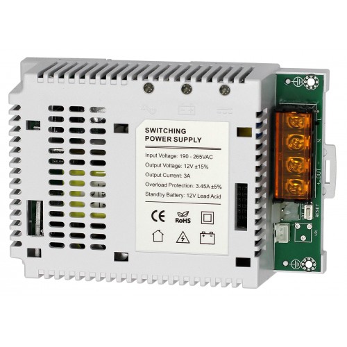 ST-PS103BNS-WT Б.б.п. встраиваемый 12 VDC/ 3 A; 220 VAC; пластиковый корпус, белый