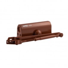 Доводчик дверной LONEX 330 (от 50 до 120 кг) (коричневый) морозостойкий