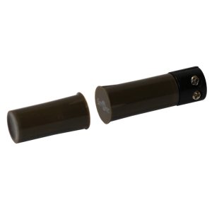 ST-DM011NC-BR Магнитоконтактный датчик, НЗ, коричневый, врезной для деревянных двере