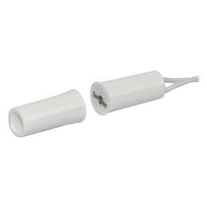 ST-DM015NO-WT Магнитоконтактный датчик, НР, белый, врезной для деревянных дверей