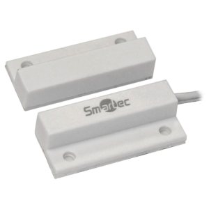 ST-DM111NC-WT Магнитоконтактный датчик, НЗ, белый, накладной для деревянных дверей, зазор 20 мм