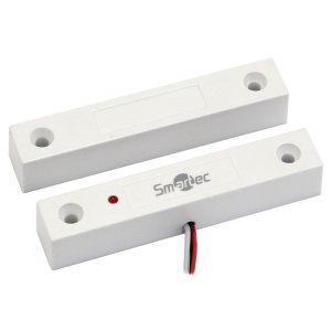 ST-DM135NC-WT Магнитоконтактный датчик, СИД индикация, белый, накладной для деревянных дверей