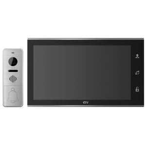 Комплект видеодомофона CTV-DP4105AHD, черный