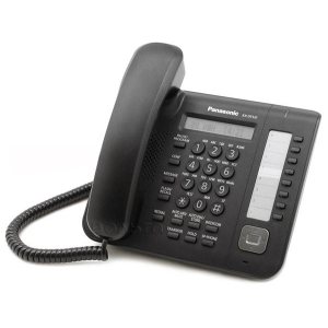 KX-DT 521 RU-B Цифровой системный телефон, большой ЖК-дисплей (1 строка) с подсветкой и с поддержкой