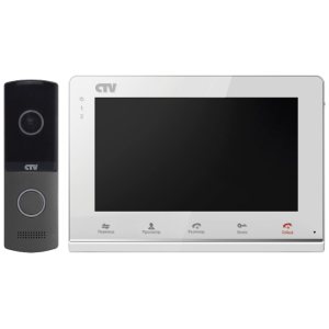 Комплект видеодомофона CTV-DP2700IP NG, белый