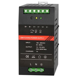 ST-PS120BDU-BK Б.б.п. 12 VDC/ 20 A, крепление на DIN-рейку, черный