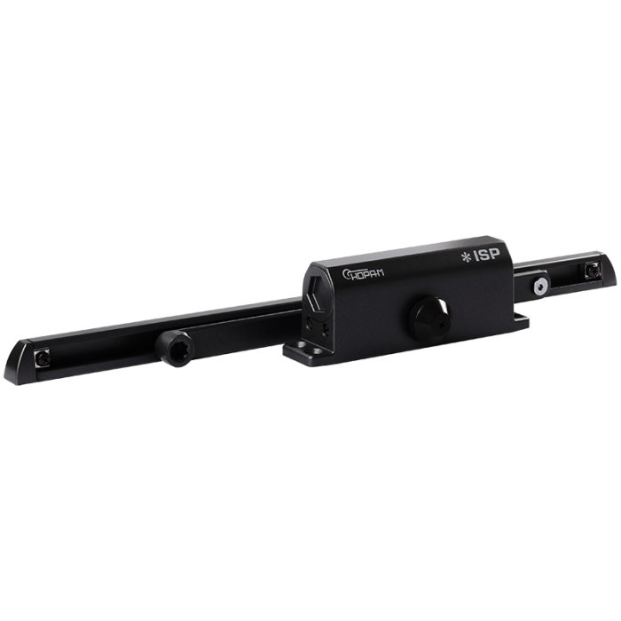 Доводчик ISPARUS 440 Slider (от 70 до 130 кг) (черный) морозостойкий со скользящей тягой